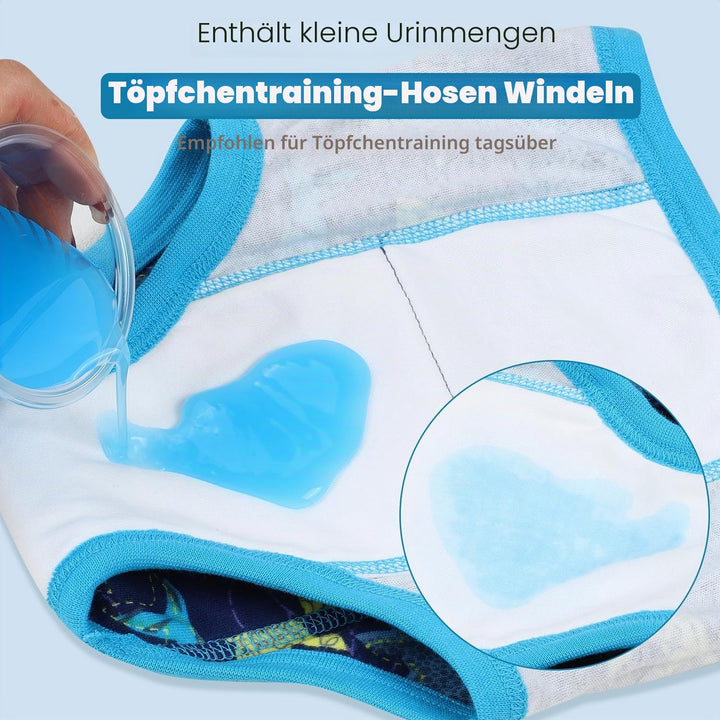 MOEMOE BABY Töpfchen Trainingshose 6 Stück Töpfchen Trainingshosen Kinder Unterhosen für Jungen 2 Ja