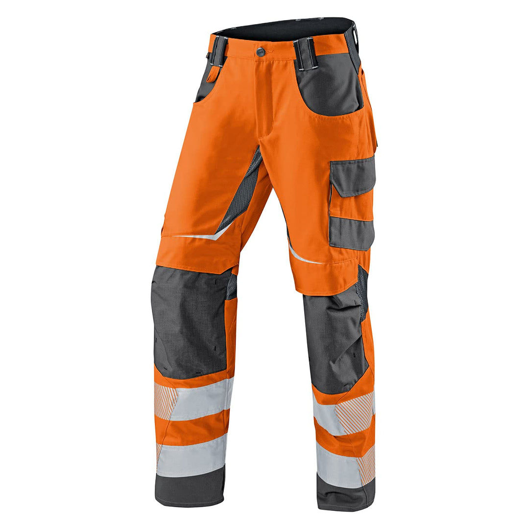 KÜBLER Workwear Damen Hose Hose 26 Warnorange/Anthrazit, 26 Warnorange/Anthrazit
