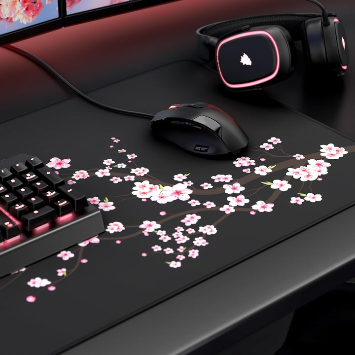 TITANWOLF - XXL Speed Gaming Mauspad 900 x 400mm - XXL Mousepad - Tischunterlage Large Size - verbes