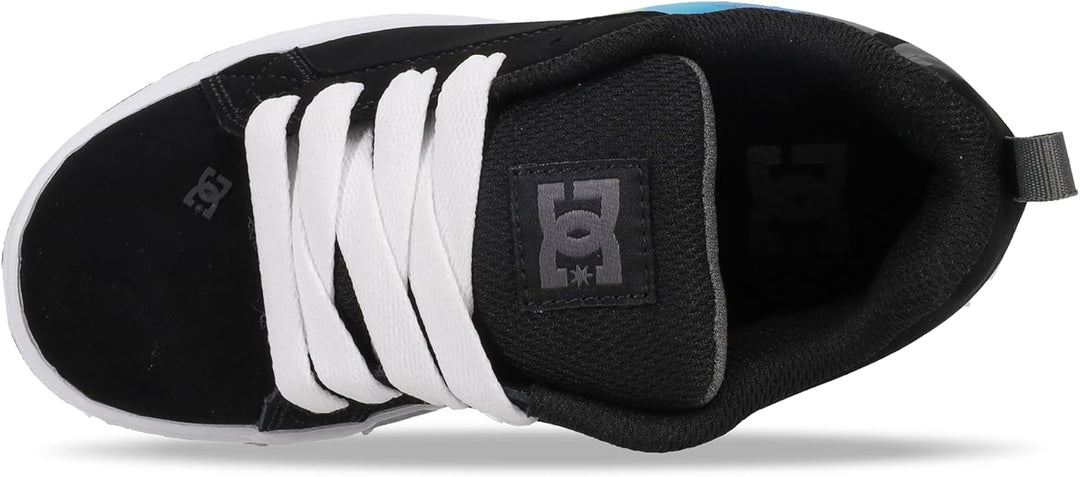 DC Shoes Jungen Court Graffik Skateboardschuhe 27.5 EU Black Multi White, 27.5 EU Black Multi White
