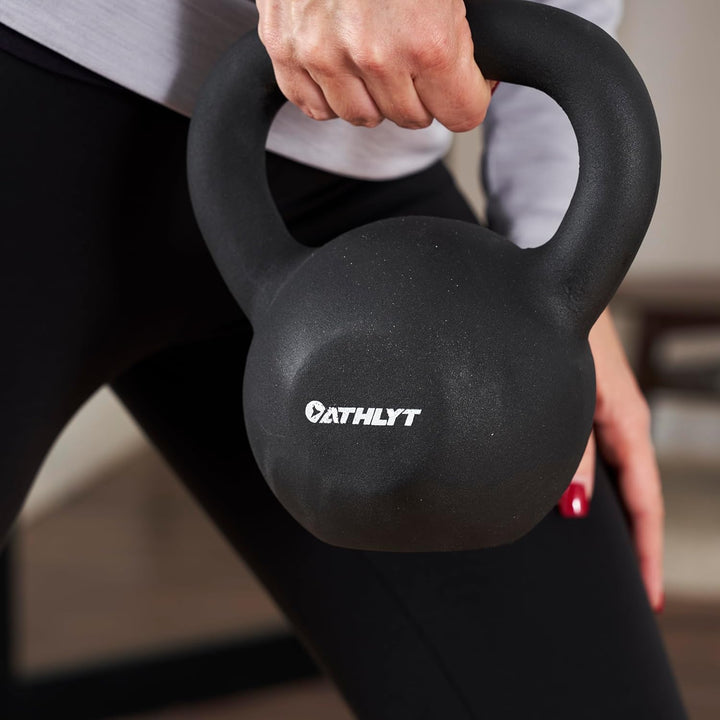 Athlyt - Kettlebell/Kugelhantel aus Gusseisen, 2 kg, 2 kg