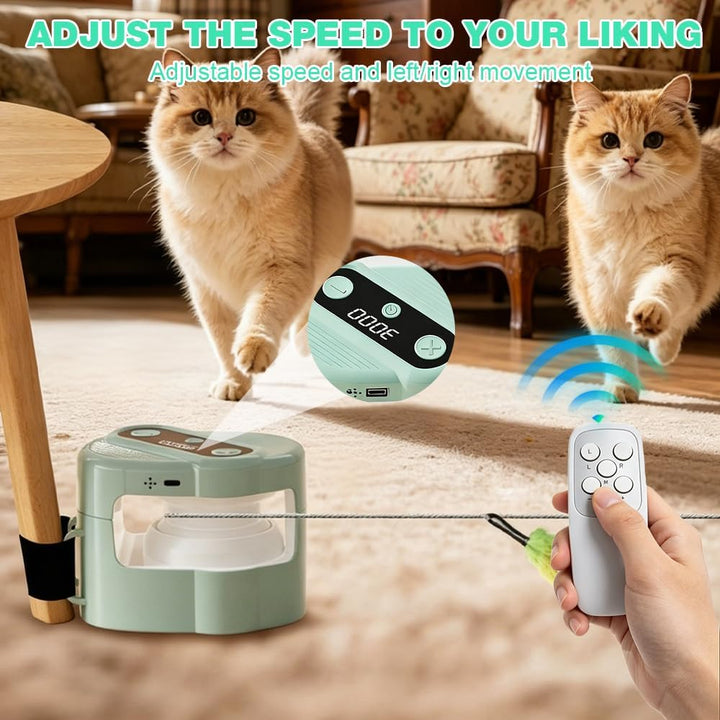 Interaktives Katzenspielzeug, Katzenspielzeug Elektrisch, Katzenlaufband, Automatisch/Ferngesteuerte