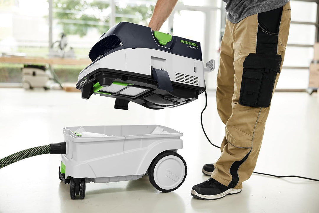 Festool Absaugmobil CLEANTEC CTL 36 Ei AC-PLANEX | Nass-Trockensauger mit AutoClean, Bluetooth &amp; Tou