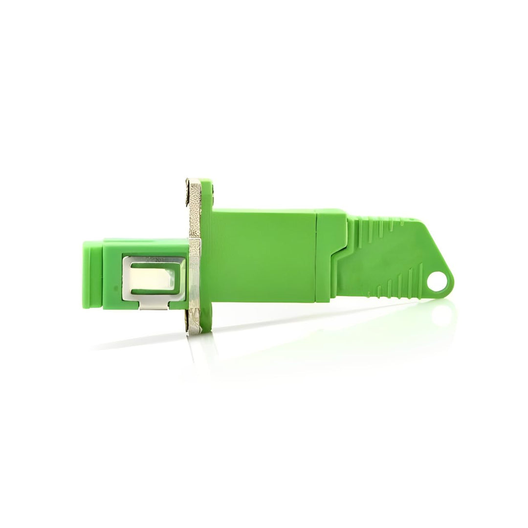 Elfcam® - Glasfaser-Adapter Singlemode Simplex E2000/APC Female/Buchse auf SC/APC Female/Buchse, 1 S