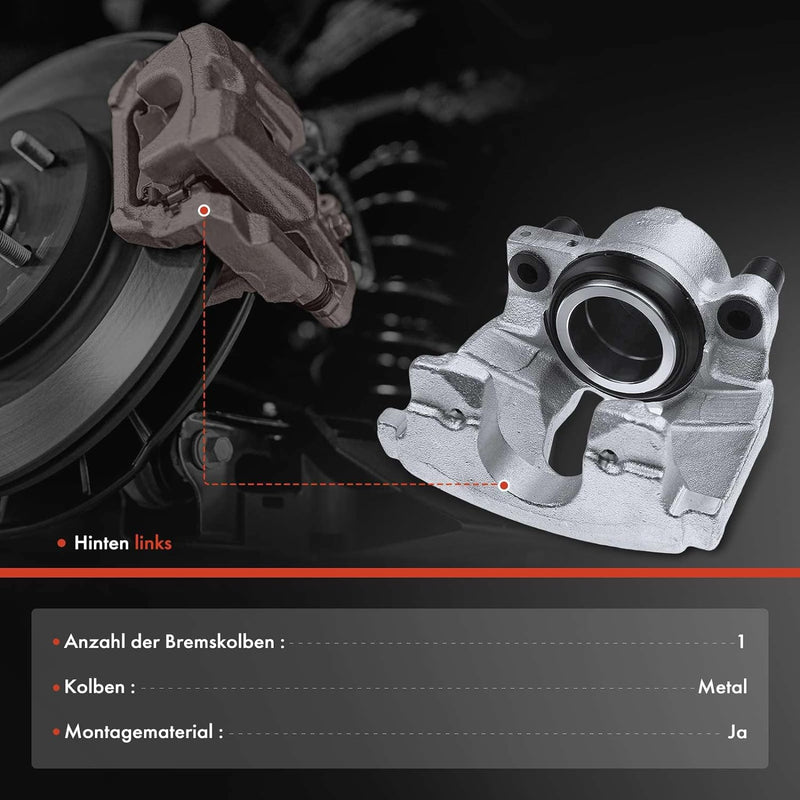 Frankberg Bremssattel Bremszange Vorne Links Kompatibel mit Espace IV JK0/1 2002-2015 Laguna II BG0/