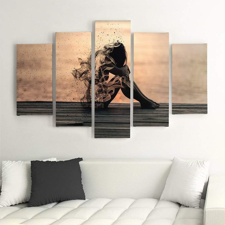 Feeby. Wandbild - 5 Teile - Deco Bild, gedrucktes Bild, Foto, Deco Panel, XXL, 5-Teilig, Typ A, 250x