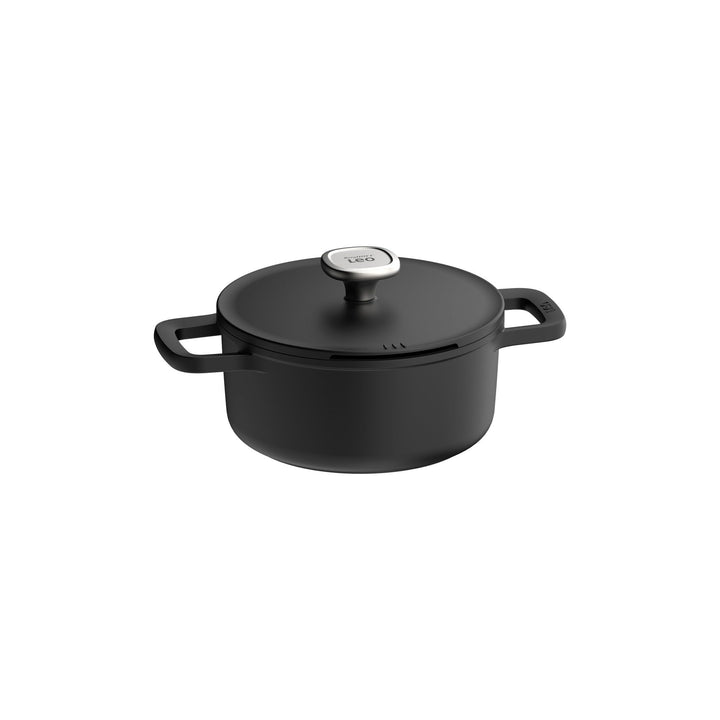 Berghoff LEO Phantom Antihaftdeckelkasserolle 20 cm, Schwarzes 2.6 Liter