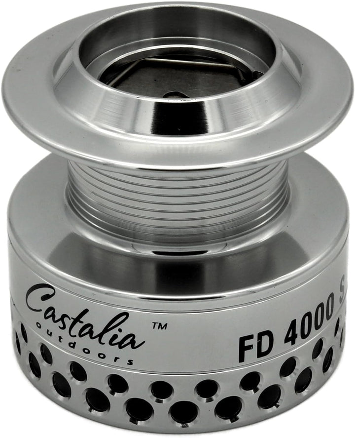 Paladin Castalia Spinnrolle - Angelrolle 9+1 BB Sharkfin Freilaufrolle JX 4000 Frontbremse inkl. Zwe