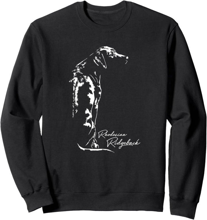 Rhodesian Ridgeback Hund Hundeportrait Wilsigns Hunde Sweatshirt