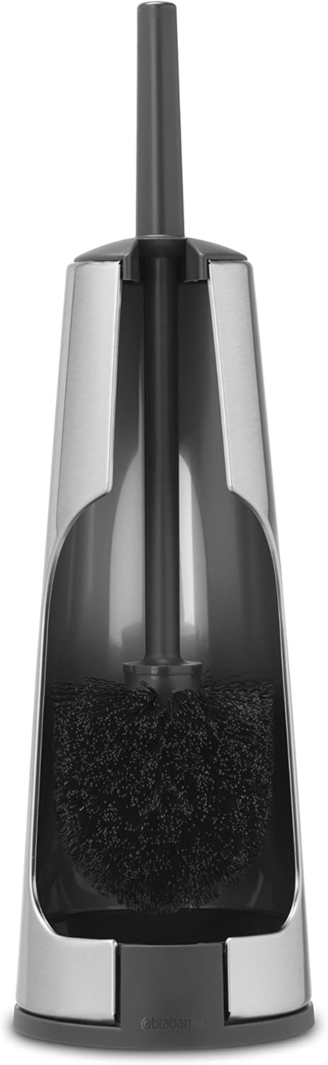 Brabantia Toilettenbürstengarnitur Classic - Matt Steel Matt Steel Toilettenbürste und Halter, Matt