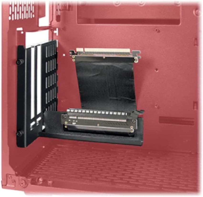 Inter-Tech Umbausatz vertikal für Grafikkarte, Adapter für C-701 Panorama und C-702 Diorama, schwarz