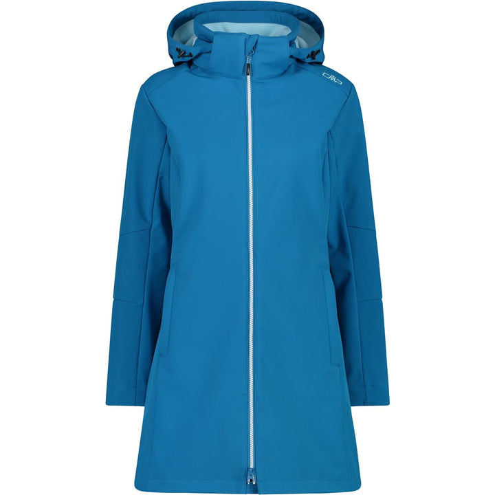 CMP Damen Damenparka mit Reissverschluss und Kapuze Softshell Parka XS Jade, XS Jade