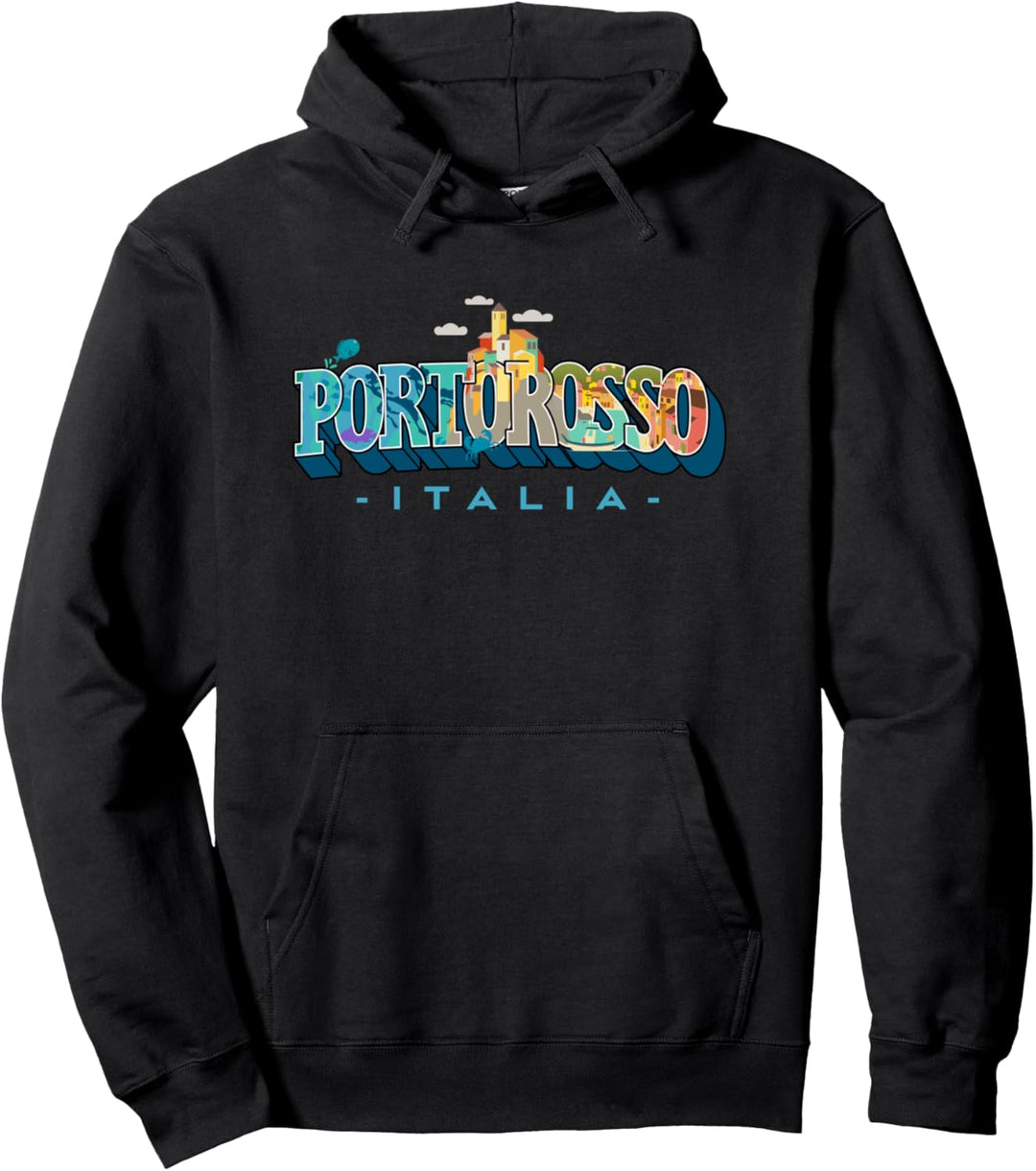 Disney Pixar Luca Portorosso Italia Logo Fill Pullover Hoodie