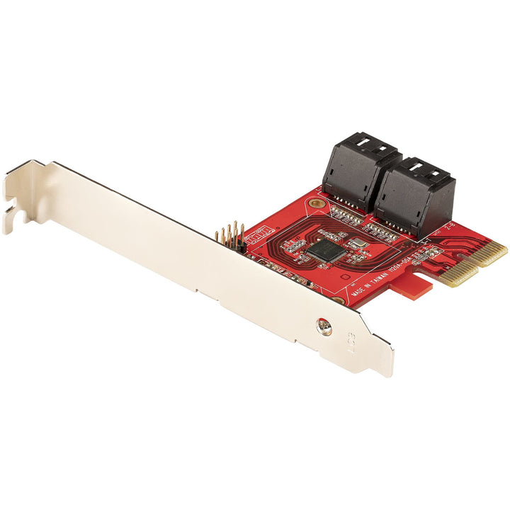 StarTech.com PCIe SATA Controller Karte - 4 Port SATA 3 Erweiterungskarte/Kontroller - 6Gbit/s - Ful