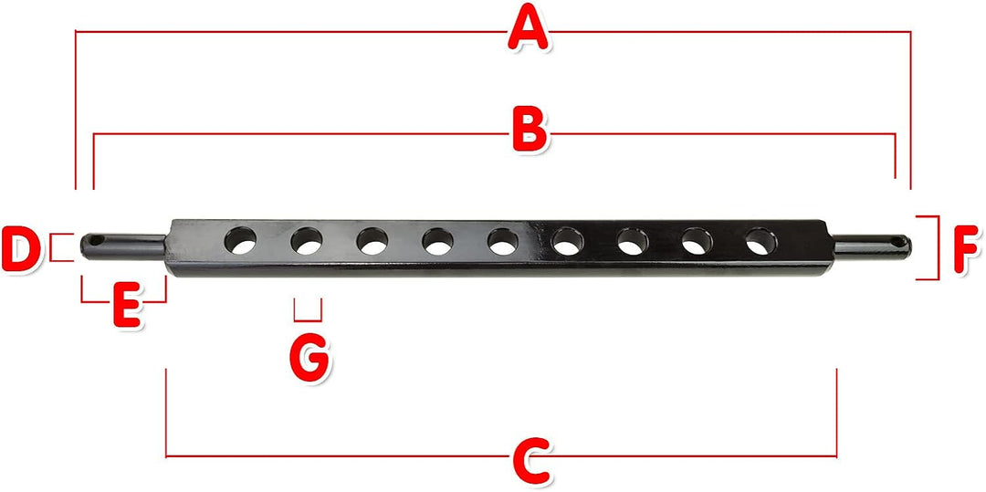 DEMA Ackerschiene 80 cm Kat. II