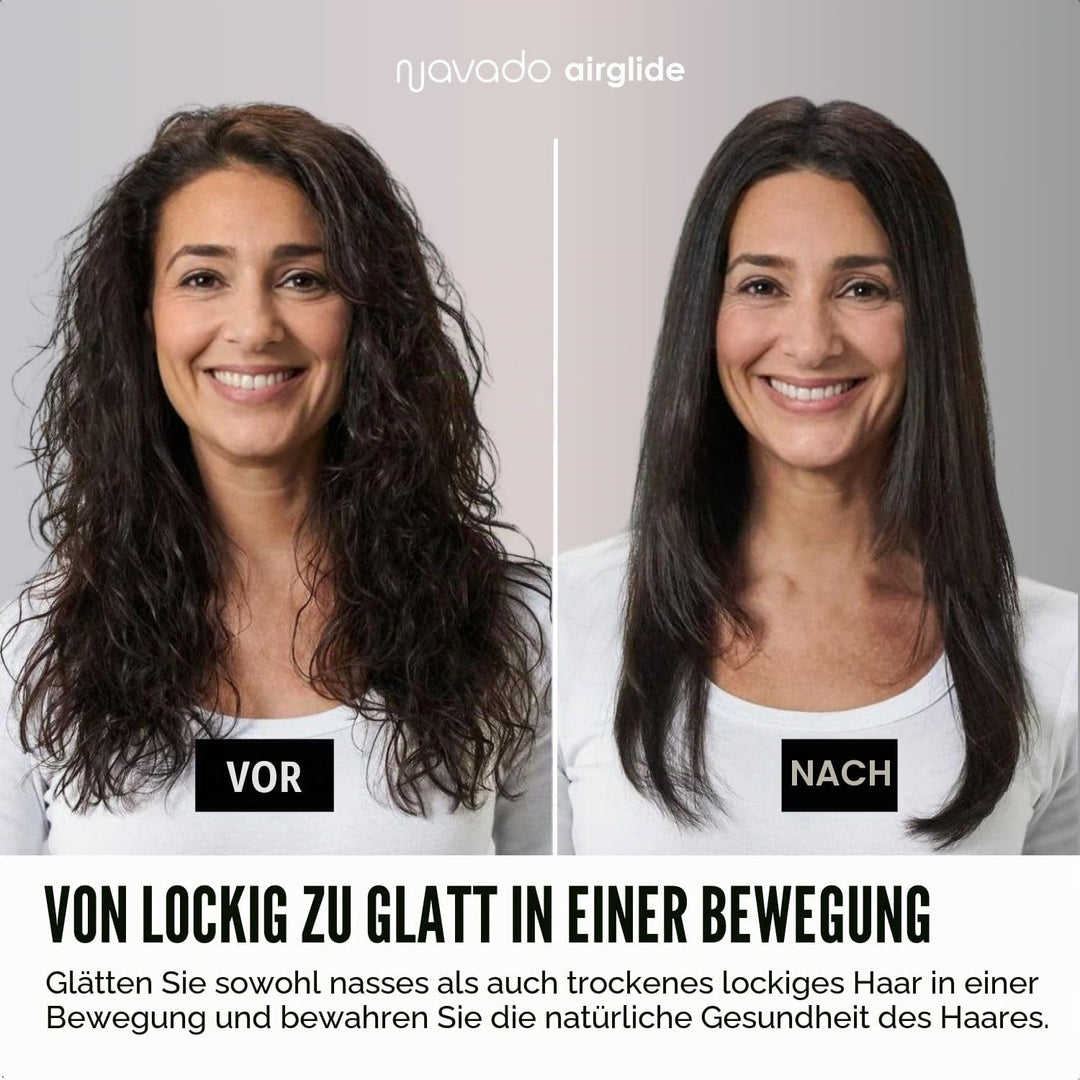 Airglide Airstraight - Glätteisen Wet-to-Dry - Haartrockner & Haarglätter 2-in-1 - Coldshot - Altern