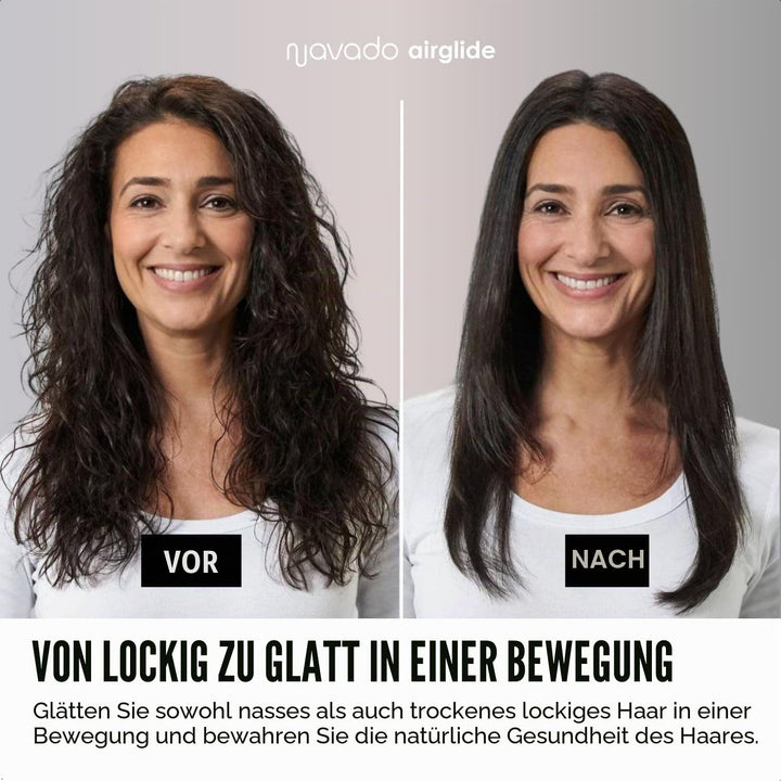 Airglide Airstraight - Glätteisen Wet-to-Dry - Haartrockner & Haarglätter 2-in-1 - Coldshot - Altern