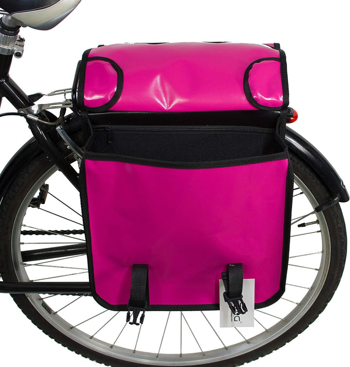 BikyBag Classic CW – wasserdichte Fahrrad-Doppeltasche, Fahrradtasche, Fahrrad, Pendler, Einkaufstas