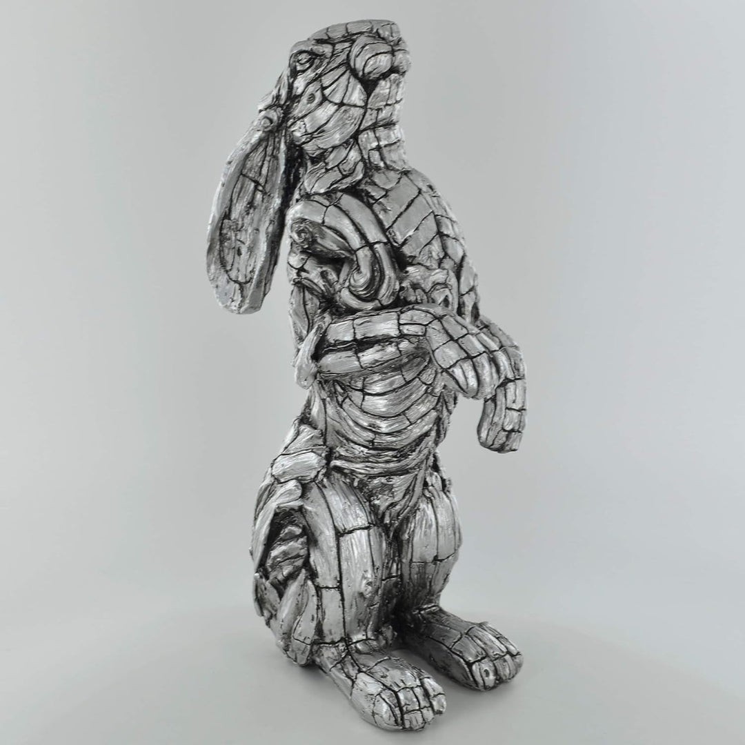 Dekofigur Hase, Treibholz-Stil, Heimdekoration, Landhausstil, Hase, Skulptur, Geschenk, Statue