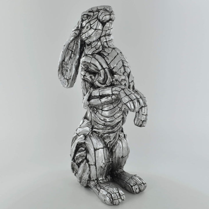 Dekofigur Hase, Treibholz-Stil, Heimdekoration, Landhausstil, Hase, Skulptur, Geschenk, Statue