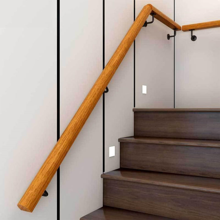 KMERCE 5 Stück Handlaufträger,handlauf halterung Schwarz, Handlaufhalter Edelstahl Handlauf Wandhalt