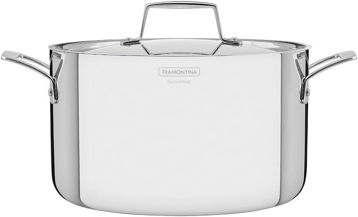 Tramontina GRANO Fleischtopf, ø 20cm 3,5 Liter, Edelstahl, Induktion, ofenfest Fleischtopf Ø20 cm, F