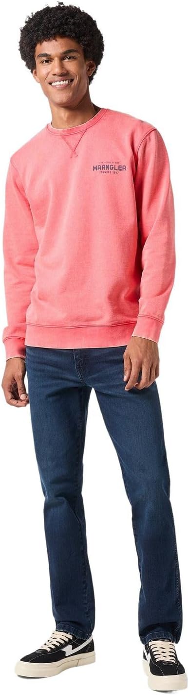 Wrangler Herren Jeans Texas Slim - Blau - Silkway W29-W50 Stretch Baumwolle 28W / 32L Wild Horse, 28