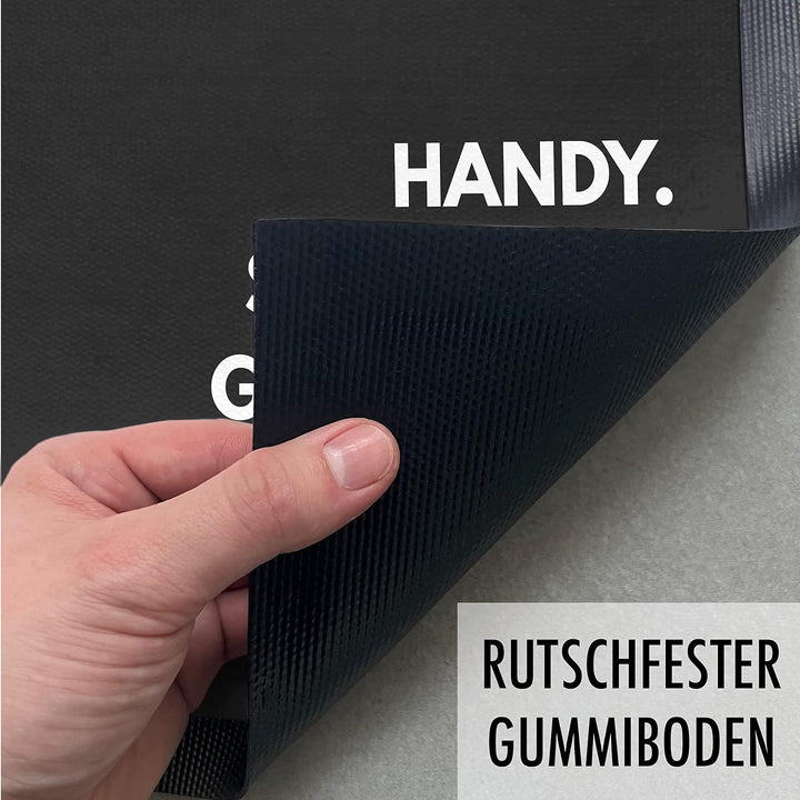 Trendation - Handy Schlüssel Herd Aus Fussmatte Geschenk Lustige Checkliste Innen und Aussenbereich