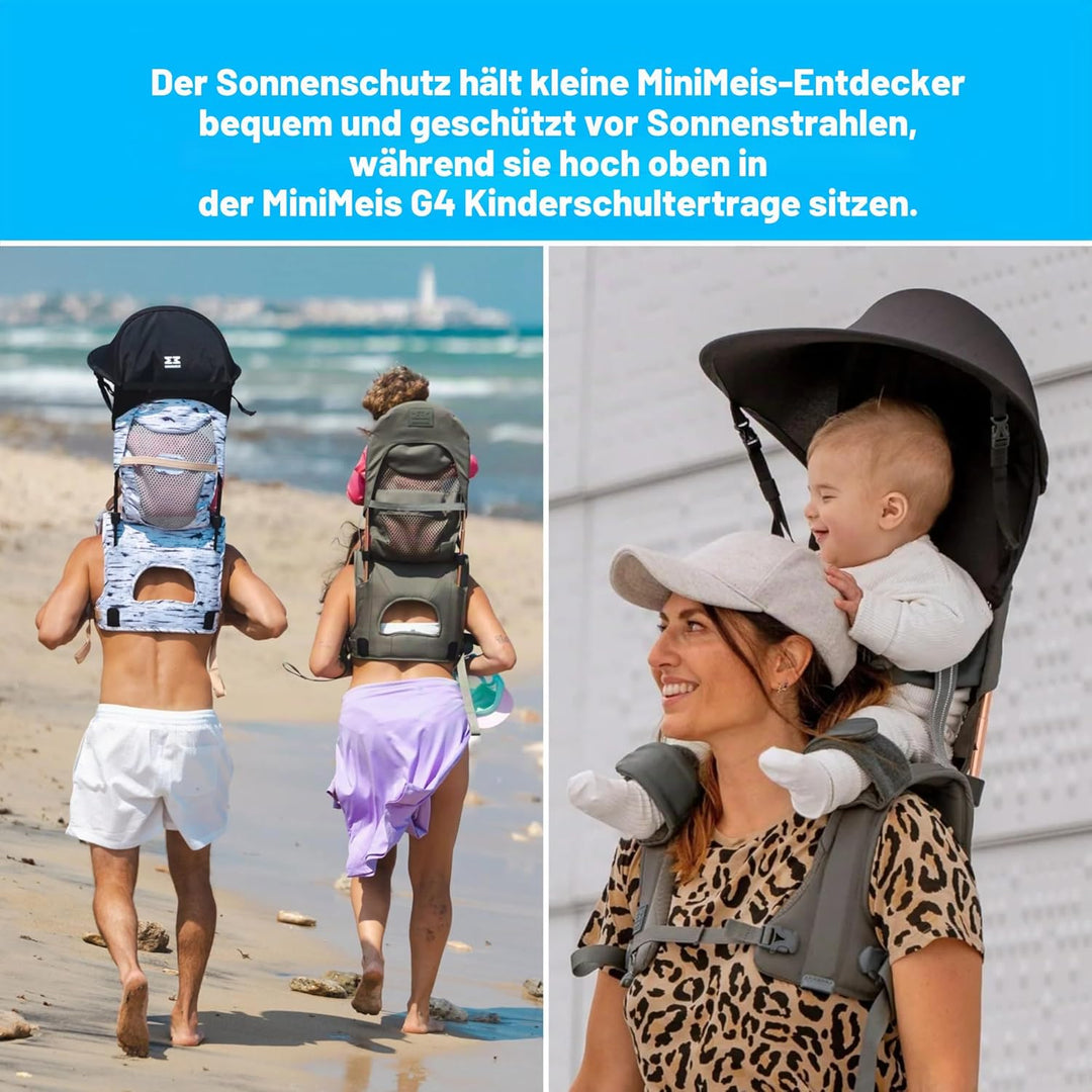 Minimeis Sunshade G4 Sonnenblende für Babytrage Einheitsgrösse, Einheitsgrösse