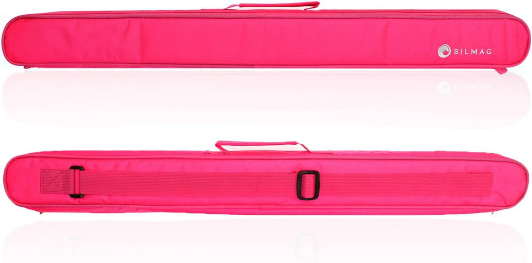 Billard Queue Set Komplettset OSC Pink, 147cm Queue mit Köcher, Handschuh und Kreide