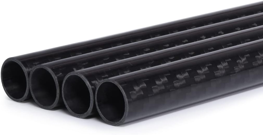 Alpha Carbon HardTube13mm 4X 80cm bk 1021876