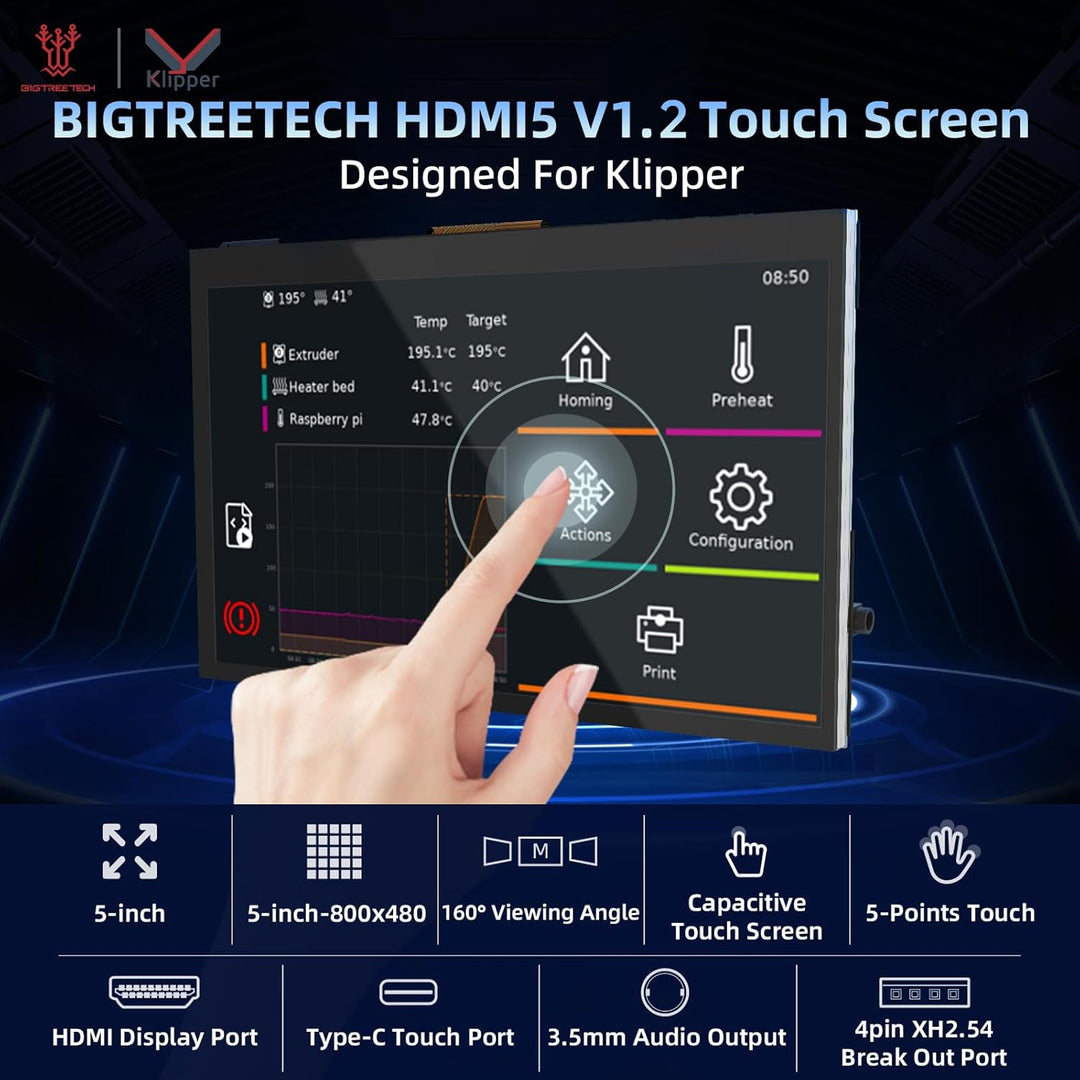 BIGTREETECH HDMI5 V1.1 Touchscreen-Display