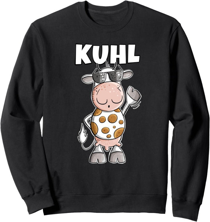 Coole Kuh I Kuhl Wortspiel I Statement Fun Kuh Sweatshirt