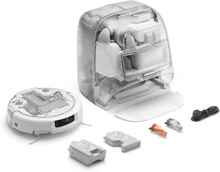 DJI ROMO P Saugroboter mit Wischfunktion, 25.000 Pa Saugkraft, Hinderniserkennung auf Drohnen-Niveau