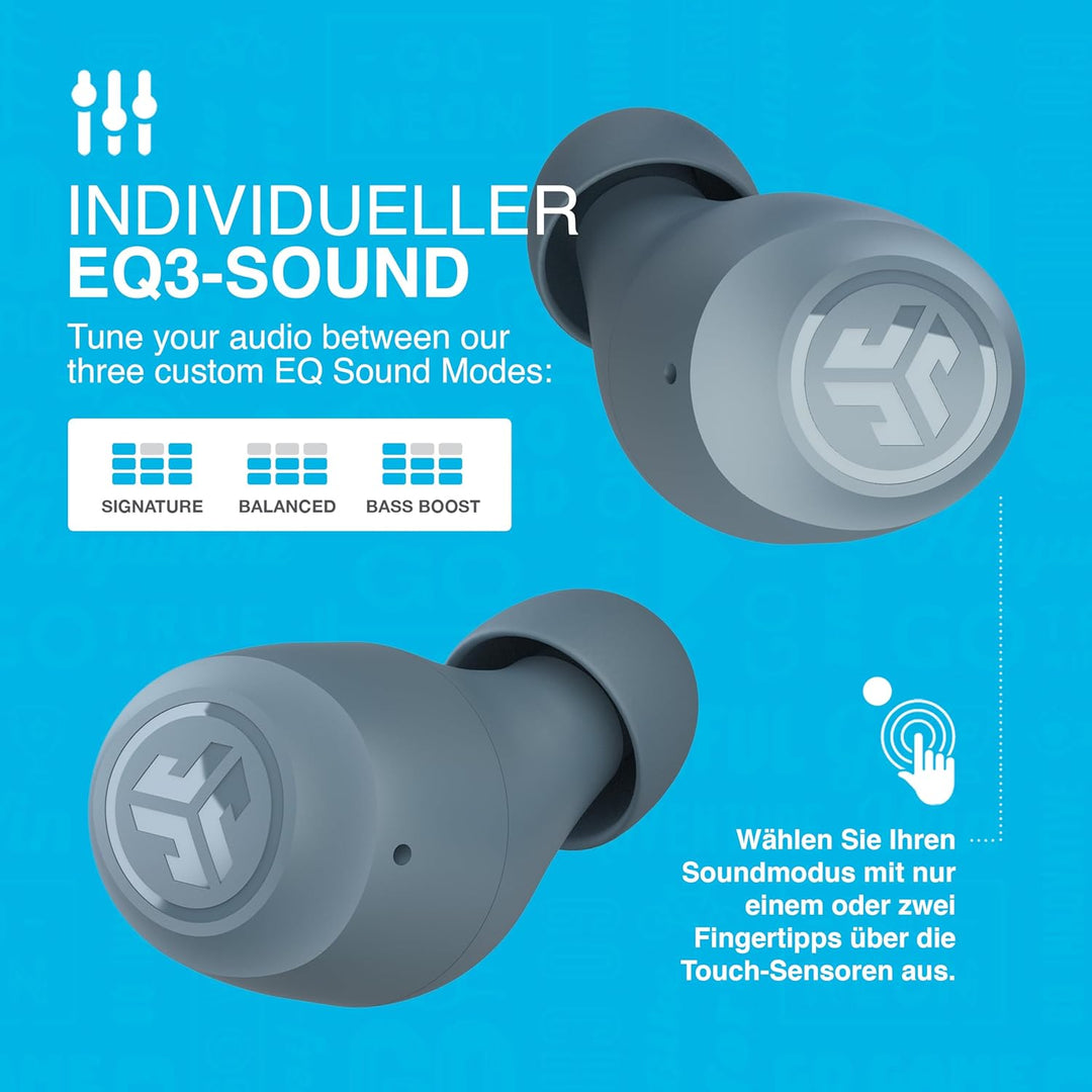 JLab Go Air Pop+ In Ear Kopfhörer kabellos Bluetooth, True Wireless Kopfhörer, 35+ Std. Headphones,
