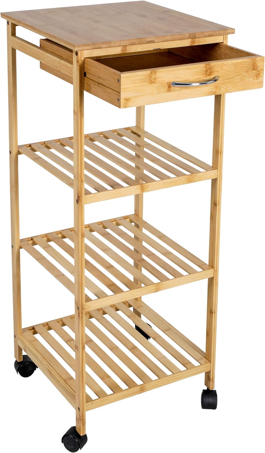 axentia Küchenwagen, ca. 37 x 89,5 x 37 cm, Holz