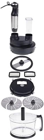 CAMRY CR 4623 Stabmixer, 1600 W, mit Zerkleinerer, Schneebesen, Turbo-Taste, Mixbecher, Pürierstab m