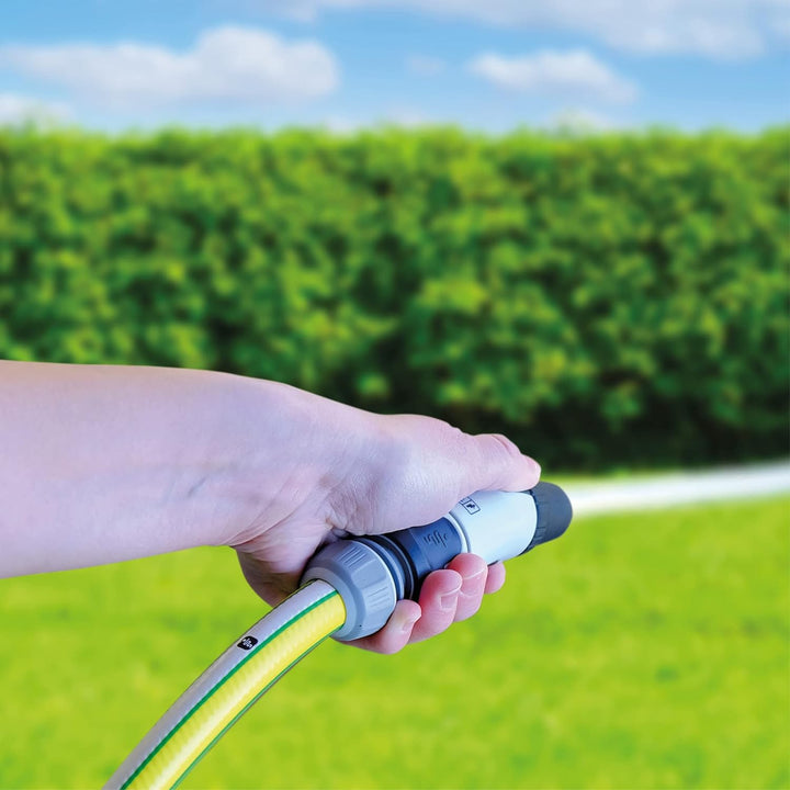 FITT NTS Yellow 1/2" (12,5mm) 20m - Robuster und Flexibler Gartenschlauch in gelber Farbe für eine I