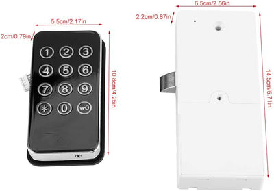 Digitales Code-Kombinationsschloss, Codiertes Cam-Kabinett, Zinklegierung, Passwort, Keyless-Schloss