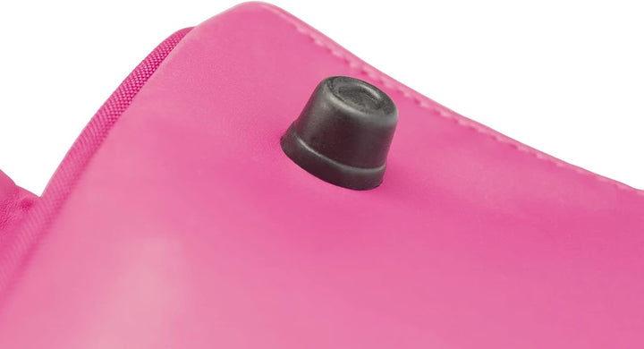 Edea Würfeltasche für Schlittschuhe, Fuxia-Farbe, Kombination aus weichem und geprägtem Hartpolyeste