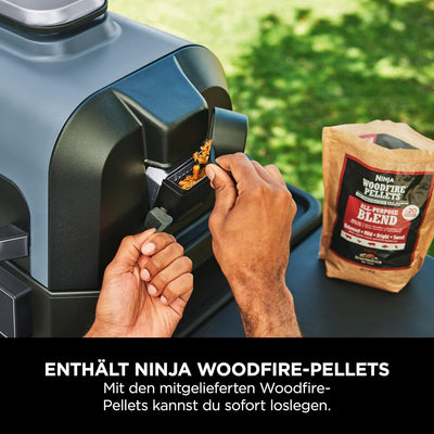 Ninja Woodfire Pro Connect XL Elektrischer BBQ Smoker Grill, App-Steuerung, digitaler Temperaturfühl