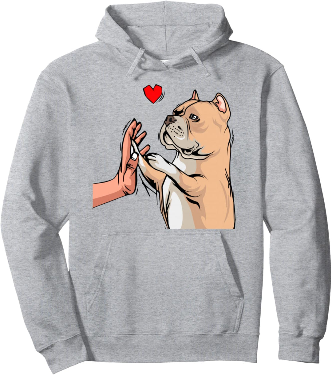 American Bully Liebe Hunde Mama Hundehalterin Frauchen Pullover Hoodie