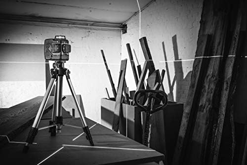 STROXX Tripod Premium Stativ 1,5m - Baustativ - 1/4” Anschlussgewinde - für Laser und Nivelliergerät