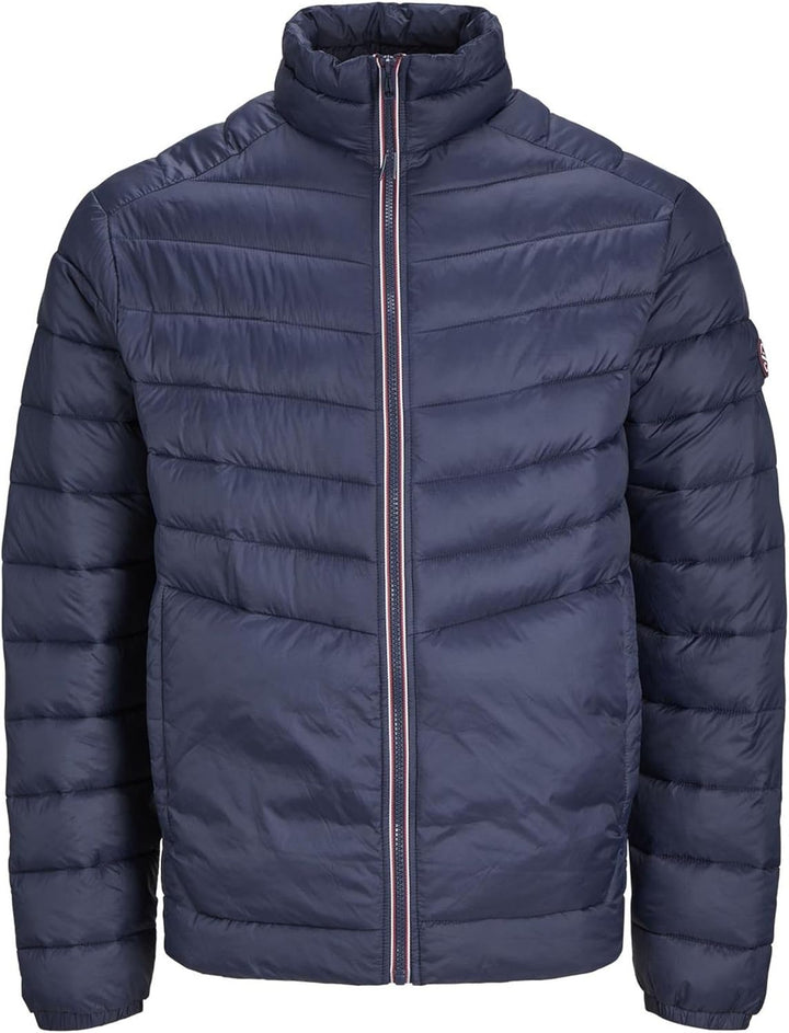 JACK & JONES Herren Jwhwing Hood Puffer Winddichte Jacke M Navy Blazer, M Navy Blazer/Detail:true Re