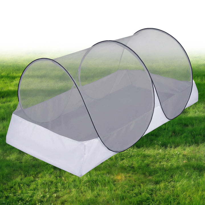 grau Moskitonetz, Bett 200x100x73cm moskitonet z moskitonetz pop up Reise moskitonetz, Geeignet für