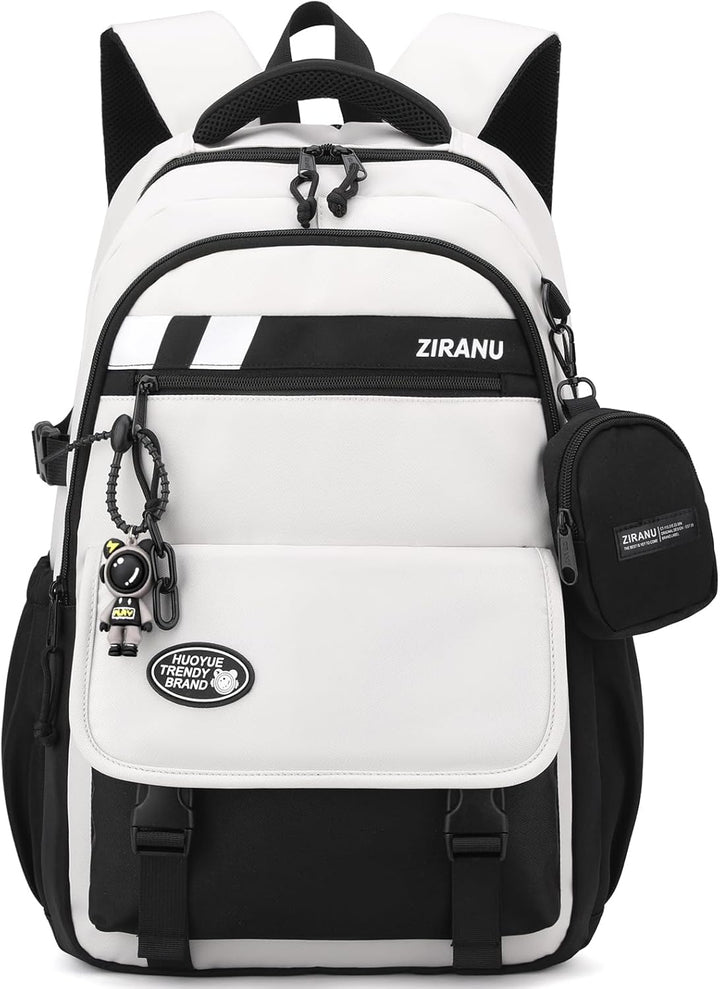 Amythe 2025 Schulrucksack Jungen Teenager, Gross Rucksack Schule Lässiger Oberstufe Schulranzen Wass