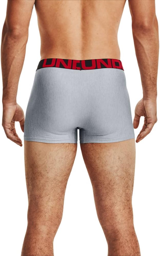 Under Armour Herren Tech 3in 2 Pack, schnelltrocknende Boxershorts, komfortable Unterwäsche mit enga