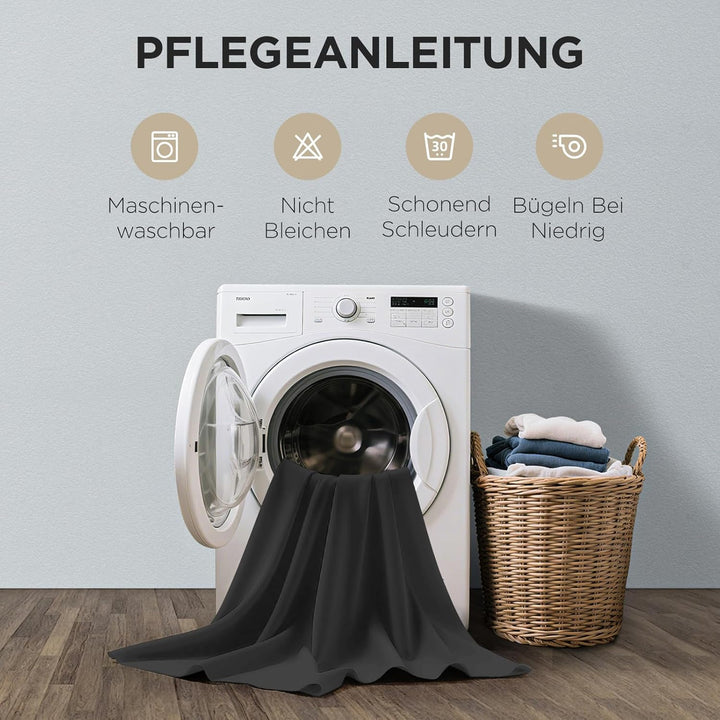 Joydeco Blickdichte Vorhänge mit Ösen Gardinen 2 Stück Verdunkelungsvorhang Thermovorhang Hitzeschut