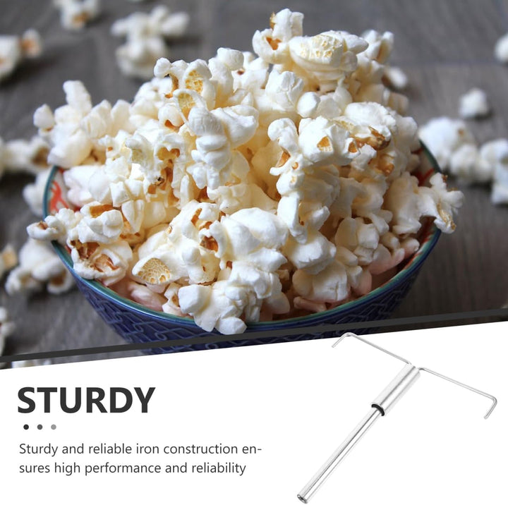 BESTonZON Popcorn Maschine Ersatz Rührstab Mixer Zubehör Aus Eisen Langlebiger Popcorn Rührdraht Für