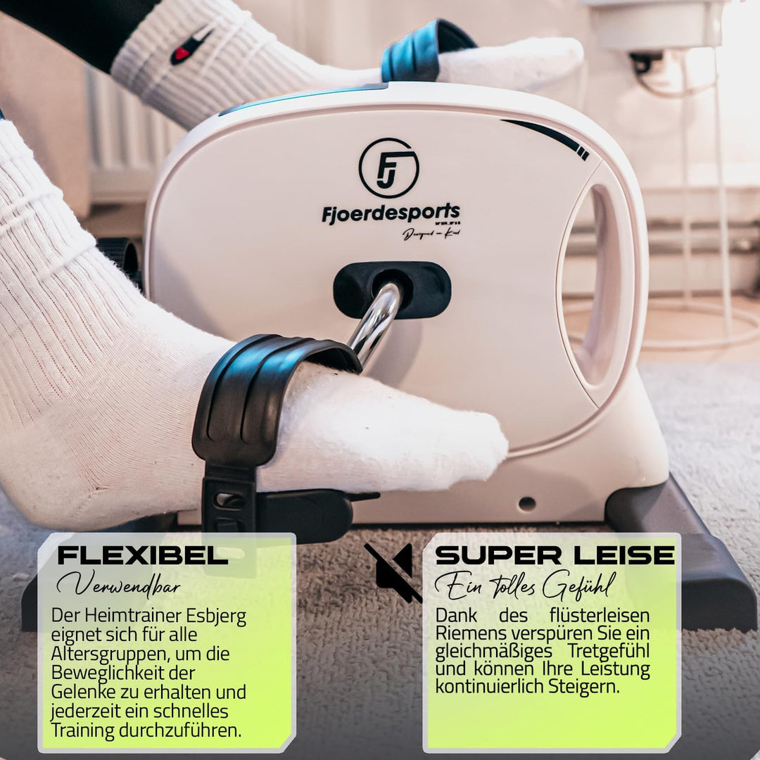 Arm- und Beintrainer, Mini-Heimtrainer, Bewegungstrainer, Training im Home-Office, mit Trainingsdisp